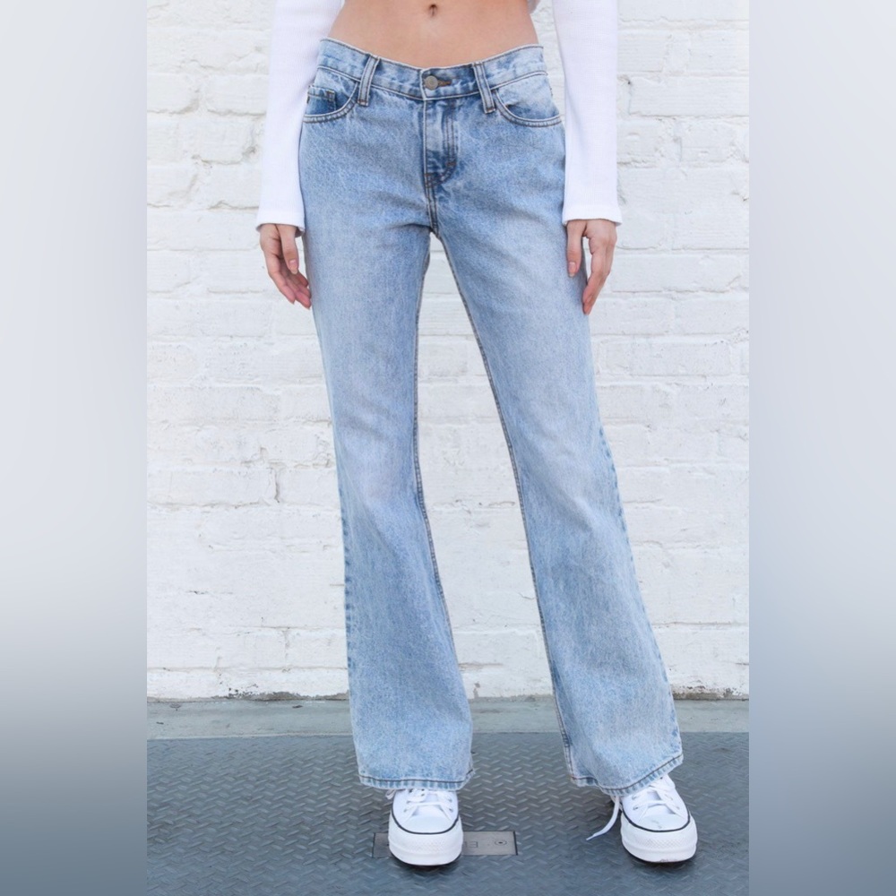 Low rise flare jeans | Brandy Melville